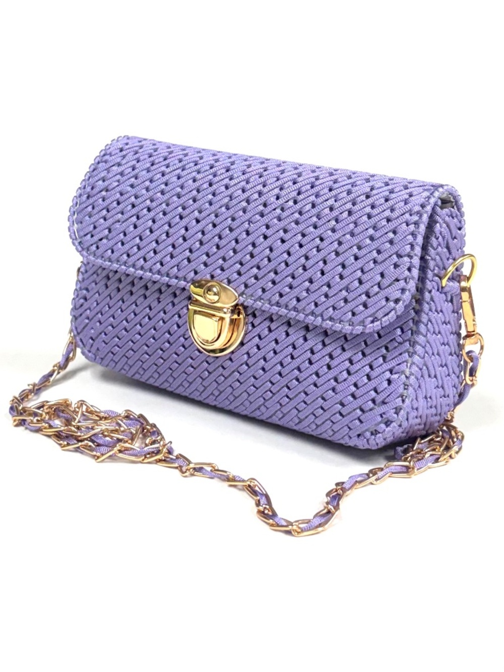New Lavender/Purple Hand Woven Purse/Bag